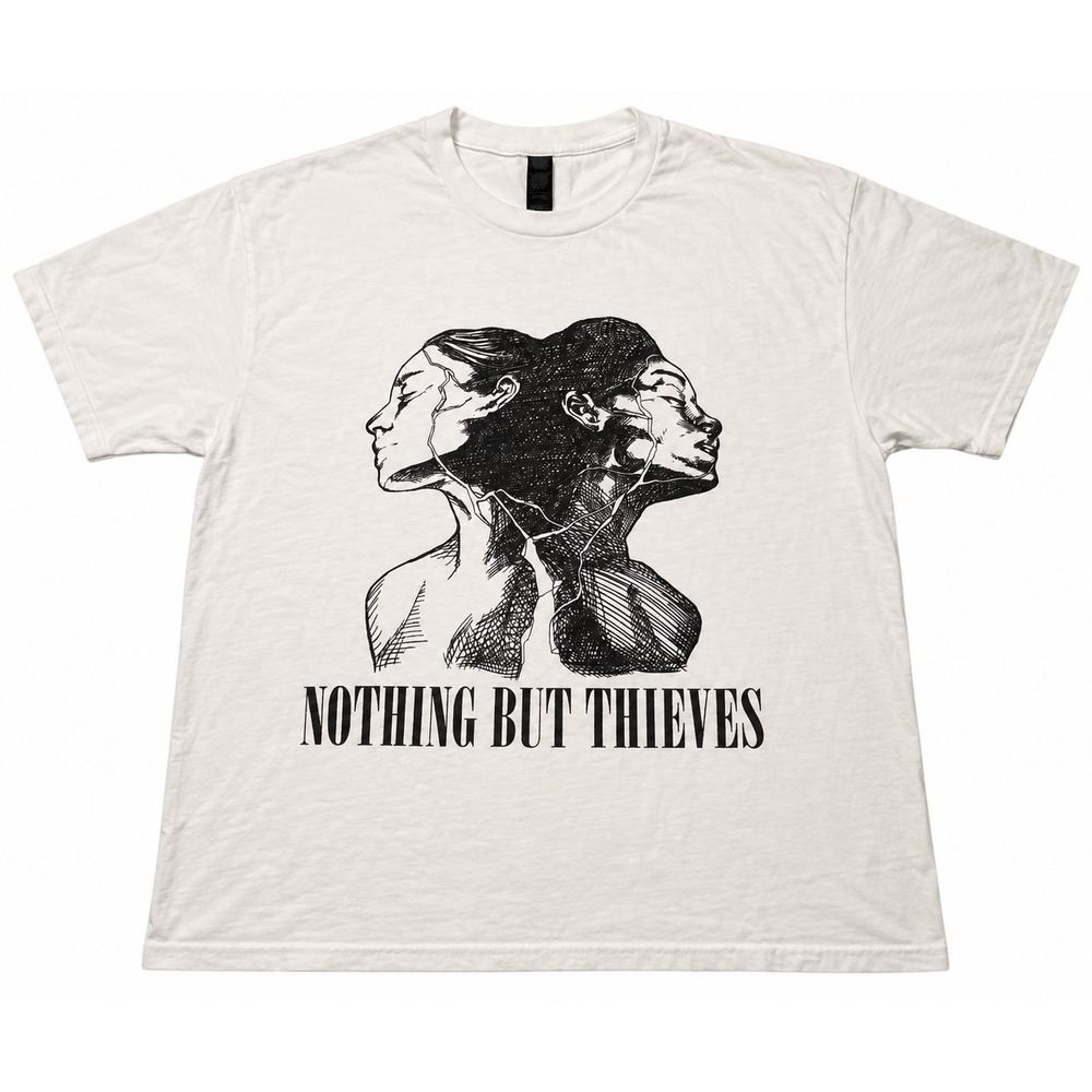 Nothing But Thieves Broken Machine Tour Band Graphic Concert Tour Merch Tee